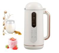 Máquina para hacer leche de nueces de 250 W, batidora automática 6 en 1 con inicio de retardo de 12 horas y autolimpieza, placa inferior antiadherente para leche de soja, almendras, avena y arroz
