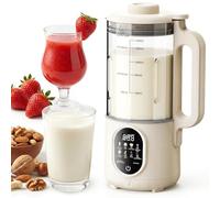 Máquina para hacer leche de nueces, máquina para hacer leche vegetal 10 en 1 para avena de soja y almendras, 55 onzas, 800 W caliente y fría, limpieza automática de un solo toque, inicio de retraso de