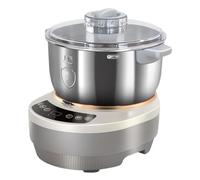 Máquina para hacer masa con función de fermentación, mezclador de acero inoxidable de 5 L, 7 L, antiadherente, amasadora de masa con panel de temporización, para hornear en casa