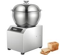 Máquina para hacer masa, mezclador eléctrico de amasado con temporizador, potencia de 2200 W, velocidad de 1400 rpm para masa de pan y pizza, capacidad de 8 kg, uso comercial y doméstico