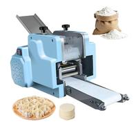 Máquina para hacer masa para dumplings, laminadora de acero inoxidable de 140 W para masa de dumplings y rollitos de primavera | Uso doméstico y comercial