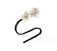 Máquina para hacer moños con flor de perlas de concha, moño redondo y corona, moldeador de peinado, peinado francés, dona, soporte para donas, rizador de cabello perezoso, clips para moños, accesorios