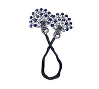 Máquina para hacer moños de pelo de pavo real, fabricante de moños para cabello de mujer, moño trenzado de cristal, alas de pavo real, fabricante elegante para mostrar el cabello