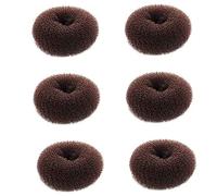 Máquina para hacer moños en el pelo Extra pequeña para niños, 6 uds., forma de moño tipo calcetín con forma de rosquilla para niñas, Mini moldeador de rosquillas para cabello corto y delgado.