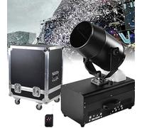 Máquina para hacer nieve, 2000 W, dispositivo resistente de grado comercial para decoración de eventos, ideal para Navidad y bodas