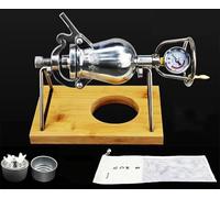 MáQuina para Hacer Palomitas de MaíZ A Alta PresióN, MáQuina Tradicional China para Hacer Palomitas de MaíZ, Mini Olla para Palomitas de MaíZ de Acero Inoxidable 304(338ml)