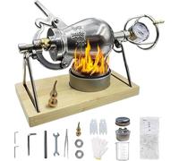 MáQuina para Hacer Palomitas de MaíZ Acero Inoxidable, Olla Tradicional China para Hacer Palomitas MaíZ, MáQuina para Hacer Palomitas MaíZ Alta PresióN con VáLvula Alivio PresióN(200ml)