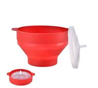 Máquina Para Hacer Palomitas De Maíz Para Microondas - Máquina Para Hacer Palomitass De MaízsResistente Al Calor Con Tapa | Práctico Cuenco De Silicona Para Palomitas De Maíz Para Cocina, Restaurante