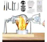 máquina para hacer palomitas, Máquina De Palomitas De Maíz Manual Hogar Pequeño Amplificador De Grano De Acero Inoxidable 304 Mini Olla De Palomitas De Maíz Antigua,328ml(300ml)