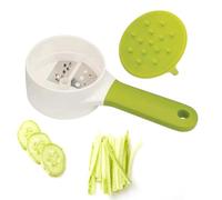 Máquina para hacer pasta de calabacín, cortador de verduras, antideslizante, de mano, apto para lavavajillas, multiusos, para patatas, zanahorias, pepinos