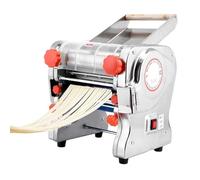 Máquina Para Hacer Pasta Eléctrica Totalmente Automática Laminadora Rodillo Masa Eléctrica De 550W Cortador De Masa Comercial Acero Inoxidable Para Pizza Fideos(KnifeWidth1.5mm,180)