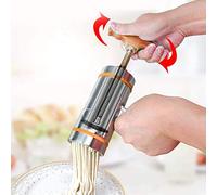 Máquina Para Hacer Pasta, MAGT Máquinas para Pasta Manuales, Acero Inoxidable Maquina para Hacer Pasta Fresca Máquina, Máquina para Hacer Fideos Manual, Con 7 Moldes
