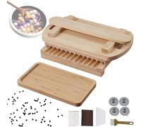 Máquina para hacer perlas de tapioca, herramienta de formación de cuentas de madera para té con leche, 15-22 mm