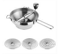 Máquina para hacer puré, machacador de papas, trituradora de frutas y verduras de acero, prensado y triturado de calabaza, molino de alimentos
