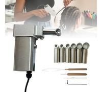 Máquina para hacer rastas,máquina instantánea para hacer rastas,herramienta eléctrica para hacer rastas con 6 cabezales,máquina portátil para hacer rastas,máquina automática instantánea hacer rastas