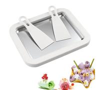 Máquina para Hacer Rollos de Helado - Ice Cream Maker con 2 Espátulas y Placa de Rollos de Hielo para Helados de Yogur