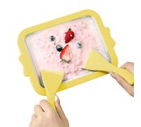 Máquina para hacer rollos de helado,Máquina para hacer helados enrollados, Mini máquina de yogur salteado, Mini máquina para helados con 2 palas para hielo para yogur helado y más