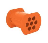 Máquina para hacer rollos de salchichas, 12 x 9,2 x 8 cm, ABS | Extrusora manual de carne de perro caliente | Herramienta de cocina casera segura y fácil para salchichas, albóndigas, pasta para el