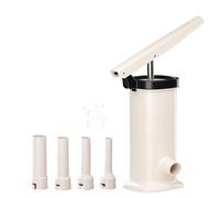 Máquina para hacer salchichas casera, máquina de llenado de carne, herramienta de relleno de carne, relleno de salchichas de 4.1 x 7 pulgadas, relleno de gran capacidad, rápido y eficiente, ideal para