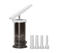 Máquina para hacer salchichas con 4 tubos de relleno diferentes, máquina para hacer salchichas, máquina manual para hacer salchichas para el hogar, camping, parrilla al aire libre, barbacoa, 061085