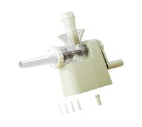Máquina para hacer salchichas con manivela y base estable para producción artesanal de salchichas Característica Varias boquillas Fácil de lavar y mantener Llenadora manual