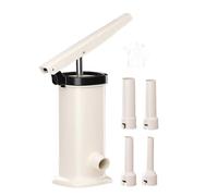 Máquina Para Hacer Salchichas Manual: Máquina De Llenado De Carne Rápida, Llenadora De Salchichas De Acero Inoxidable De Alta Resistencia, Embutidora De Carne De Gran Capacidad, Para Hacer Sal