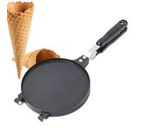 Máquina para hacer waffle, antiadherente, a cuadros, molde moldeador, utensilios de cocina para patatas fritas, crepes, sándwich, pasteles, postres, picnic, hogar, fiesta, camping