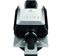 Máquina para hacer waffles rotativa de 1200 W (negra y acero inoxidable) - KRUPS