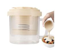 Máquina para hacer yogur seco, colador de yogur con tapa, colador de malla fina reutilizable, herramienta de colado de cocina, fermentación de queso, extracción de , colado de sopa de café y
