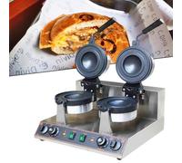 MáQuina Para Hamburguesas Ufo, Prensa Comercial Para Hamburguesas, MáQuina Para Hacer Helados Y Wafleras, Calentador Comercial Para Prensas, Waflera Con Control Preciso De Temperatura(Dual)