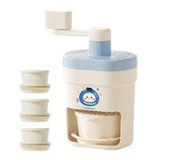 Máquina para hielo picado doméstico, manual portátil giratorio, triturador de hielo, para granito, margarita, cóctel, bebidas frías, postres, casa, reuniones familiares, camping, picnics