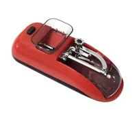 máquina para liar cigarrillos, Electric Automatic Cigarette Filling Machine, Portable Tobacco Accessories, Suitable for 8Mm/6.5Mm Pipes(Red)