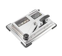 Máquina para Liar Cigarrillos, Estabilidad, Doble Vía, Mango Humanizado, Fabricante de Cigarrillos para el Hogar de Acero Inoxidable, Base Antideslizante para el Hogar(Plata 8 mm/0,31 pulg.)
