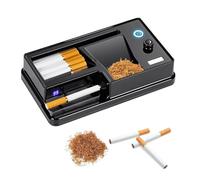 máquina para liar, Máquina inyectora con detección inteligente y contador automático de acero inoxidable pantalla digital negra(Black,Sensor)