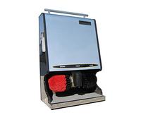 Máquina para lustrar Zapatos, Cepillo de Limpieza multifunción Mano for Zapatos, artefacto Especial for, Cepillo Blanco pequeño for el hogar(Silver)