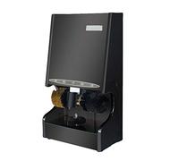 Máquina para lustrar Zapatos, Kit Adecuado for vestíbulo de Hotel, Centro Ventas, Club, Motor Doble, máquina eléctrica for lustrar Zapatos(Black)
