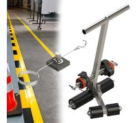 Máquina para marcar líneas de cancha: herramienta para marcar pisos de baloncesto, baldosas, concreto y asfalto. Círculo de precisión de 45 cm para dibujar caminos de acceso y canchas deportivas.