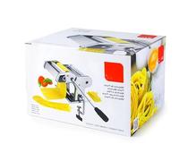 Maquina para pasta fresca italiana compacta, fabricada en acero inoxidable, medidas 20 x 15 x 10 cm, incluye rodillos ajustables. diseñado para: hacer pasta casera. #