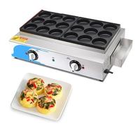 Máquina para picar huevos de tamaño familiar para desayuno, parrilla múltiple antiadherente para tortillas, pollo, salmón, sándwiches calientes