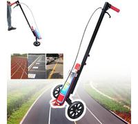 Máquina para Pintar Líneas Máquina de marcado de suelos con aplicador de carriles y varilla de pintura, para vehículos profesionales de dos ruedas, con ancho de 5 a 15 cm, permite dibujar lí