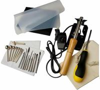 Máquina para planchar flores artificiales, temperatura ajustable, herramientas para hacer flores falsas con 18 cabezales, para hacer flores de tela y bricolaje, juego de herramientas para modelar