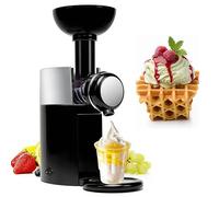 Máquina Para Postres Congelados, Máquina De Helado, Diseño Desmontable, Máquina De Helado Soft Para El Hogar Para Sorbete De Frutas, Postres Saludables, Gelato, Batidos Y Yogur Sin Lácteos black