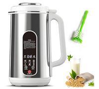 Máquina Para Preparar Leche De Nueces Y Soja, Acero Inoxidable De 1,2 L, Leche De Avena Y Almendras Con 12 Cuchillas Y Pantalla Led, Temporizador De 24 Horas, Función De Mantenimiento Del Calor