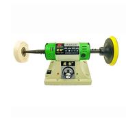 Máquina para pulir joyas, Máquina pulidora de banco eléctrico for joyería y gemas, pulidora de torno de escritorio, velocidad ajustable de 0 a 10000RPM, 750W(Rosa)