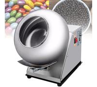 Máquina para recubrir azúcar, 280 W, para chocolatería, panadería, 2-5 kg/h, pequeña máquina para recubrir chocolate comercial, 9 velocidades ajustables, 110 V