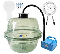 Máquina para rellenar globos con bomba de globos de 800 W y expansor de globos 46 cm / 18,1 "Manera elegante de envolver tus regalos con globos Kit de herramientas para rellenar globos (Green)