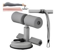 Máquina para sentarse para abdominales: soporte de piso de con barra de asiento ajustable, soporte estable, magro, asistente de ejercicio de núcleo compacto, ejercicio diario en casa | Sala de