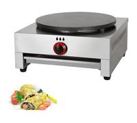 Máquina para tortillas Style1 profesional, para tortitas, tortitas, tortitas de Gas, tortitas profesionales, de 40 cm de diámetro, con placa antiadherente, para Tortilla [clase energética A]