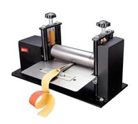 Máquina peladora de cuero, máquina eléctrica de corte de cuero, 45 RPM, con rodillo de presión, herramienta de laminación eléctrica para manualidades de cuero y papel, para manualidades de cuero y