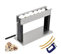 Máquina peladora de huevos de codorniz, peladora hervida a mano con clip de escritorio, descascaradora portátil de acero inoxidable para una fácil extracción de cáscara, ideal para uso doméstico y